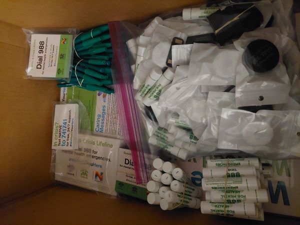 988 Suicide and Crisis Lifeline materials