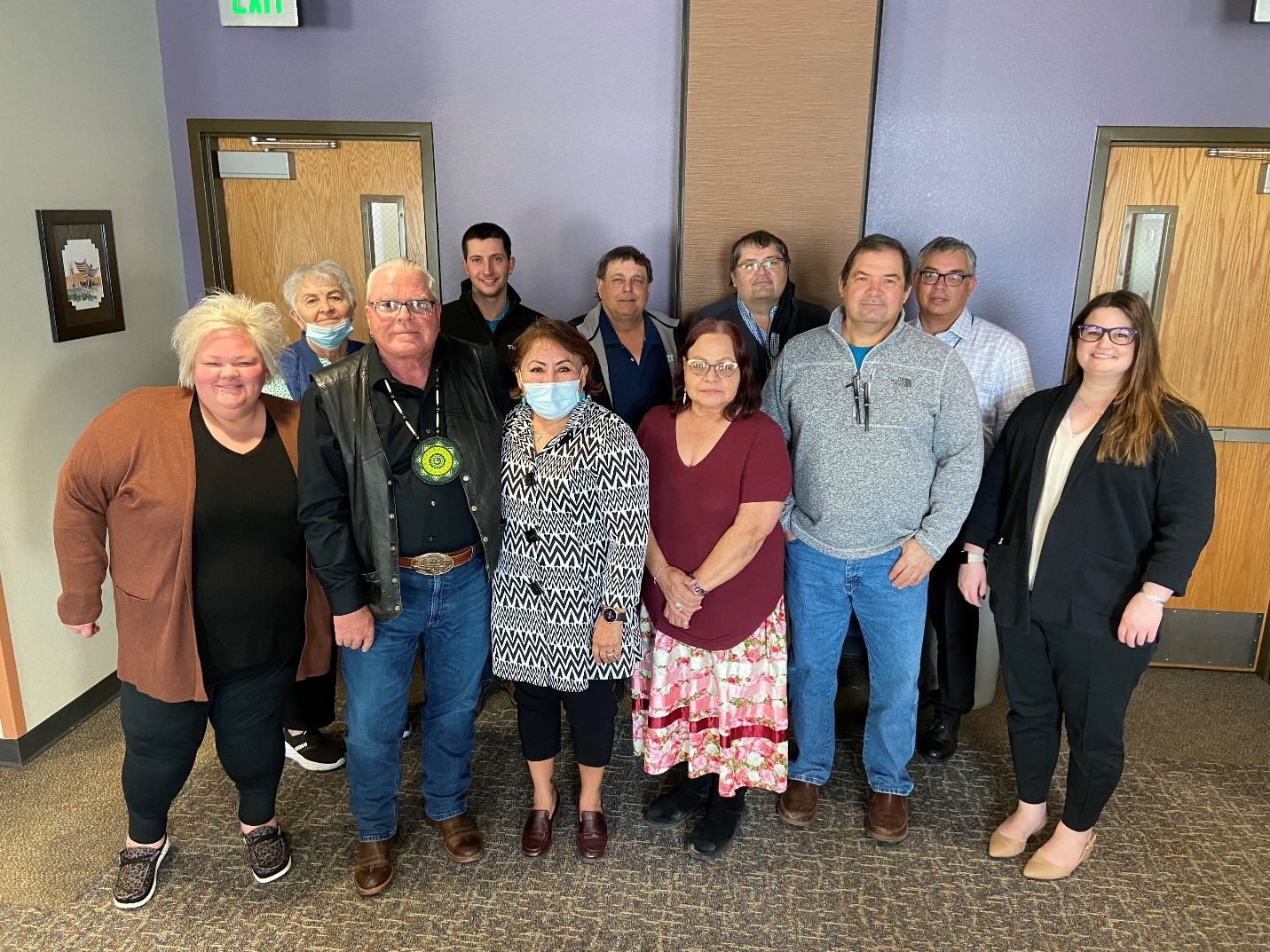 Visit with the Cheyenne River Sioux Tribe at the Cheyenne River Health Center in Eagle Butte, SD, which was followed by a tour of the health center