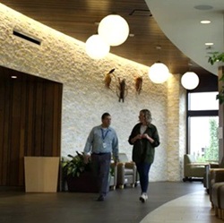 Facility hallway