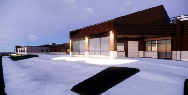 Rendering of new Drive-up Pharmacy