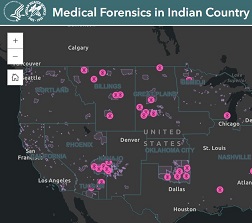 Forensic Healthcare map screenshot
