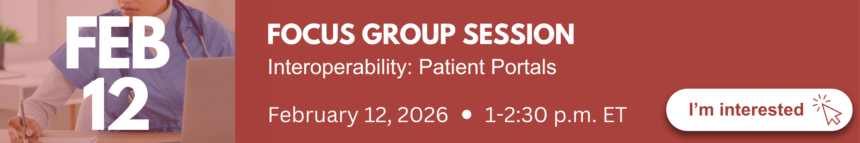 2/12 Focus Group: Patient Portals