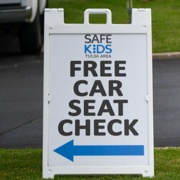 Claremore Kids Fest Car Seat Check Sign