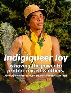 Affirming Joy poster showing person standing.