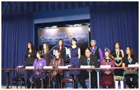 Thumbnail - clicking will open full size image - Champions of Change ? Native youth leaders (NCAI photo)
