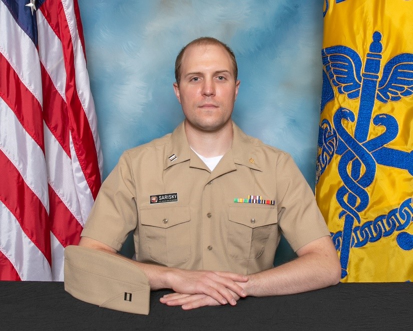 Lt. Joseph Sarisky, environmental health officer at the Bemidji Area IHS Minnesota District Office, and IHS Environmental Health Specialist of 2022.